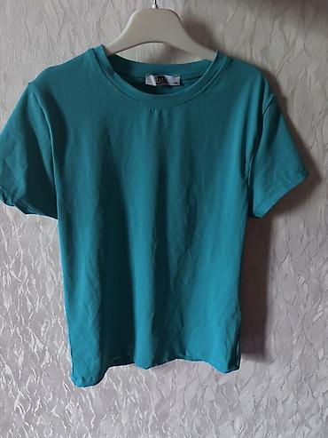 Futbolka və maykalar: Qadın üst geyimləri seti - Ağ qısaqat T-shirt: Rezinli, incə zolaqlı — 8