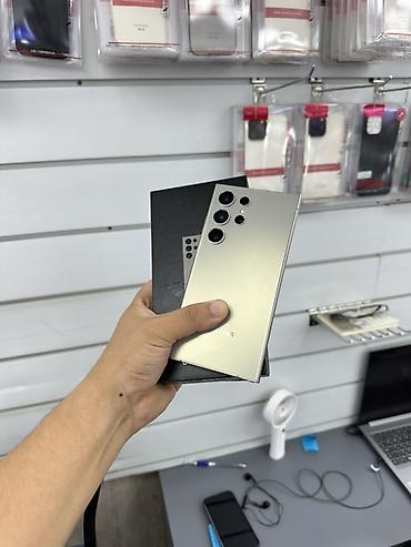 galaxy note 5: Samsung Galaxy S24 Ultra, Б/у, 256 ГБ, цвет - Серый, 1 SIM, eSIM — 2