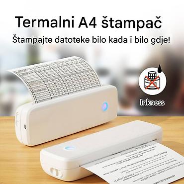 Skeneri: Prijenosni termalni štampač za tetovaže i dokumente (A4) - Dvostruka — 6