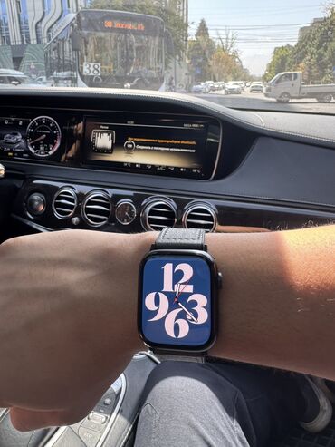 apple watch 7 цена бишкек: Продаю Apple watch 8 series 44mm Есть два ремешка. Есть с лева в углу