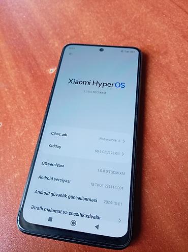 Мобильные телефоны: Redmi Note 11, 128 ГБ, цвет - Черный, Две SIM карты — 3