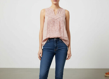 bluzki ze srebrną nitką: A&F, Women's blouse, size M