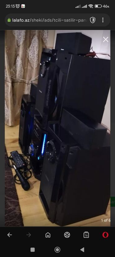 Mikrofonlar: Panasonic Kolonka, Növ - Toy üçün, rəng - Qara