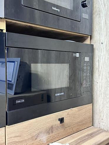 Микроволновая печь Samsung (встраиваемая/настольная, черная) - Объем at lalafo.kg Микроволновая печь Samsung (встраиваемая/настольная, черная) - Объем