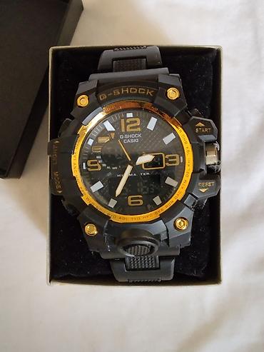 Ručni satovi: Casio G-Shock muški ručni sat – Mudmaster stil, crno-zlatni - Robusno — 1
