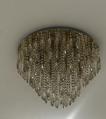 lyustralar: Led Çılçıraq, 4 və daha çox lampa, Xrustal — 1