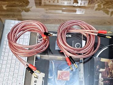 Zvučnici i stereo sistemi: Zvučnički kablovi sa bananama – par - Tip: dvožilni zvučnički kabl - — 8