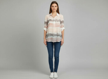 modne bluzki plus size: Жіноча блуза, розмір M
