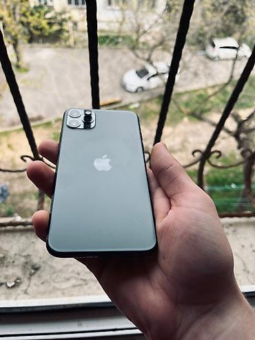 irşad telecom iphone 11 pro max: IPhone 11 Pro Max, 256 GB, Matte Midnight Green, Face ID, Simsiz şarj — 1