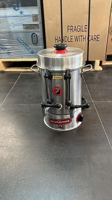 samavar ucuz: SILVERINOX sənaye tipli çay/isti su samovarı - Brend: SILVERINOX (CE — 3