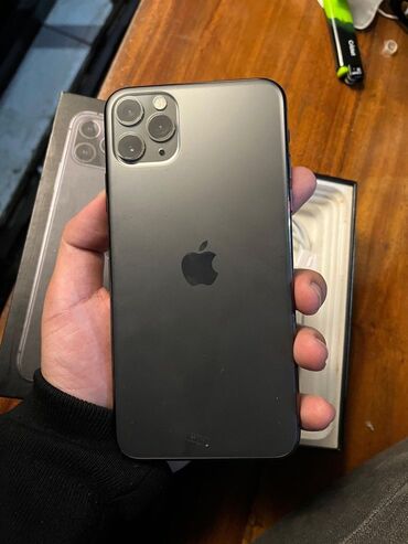 iphone 11 256 gb qiymeti: IPhone 11 Pro Max, 256 ГБ, Space Gray, Гарантия, Face ID, С документами