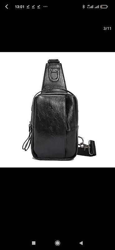 Барсетки: Продаю Барсетку из натуральной кожи покупал 6500 сом ручная работа — 9