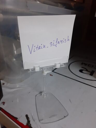 Vitrin üçün aksesuarlar: Qiymət tutacaqlar İhtesalat russiya və türkiya Satış olunur — 10