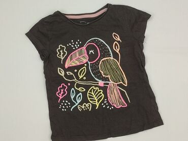 koszulki z nadrukiem z tyłu: T-shirt, Little kids, 5-6 years, 110-116 cm, condition - Very good