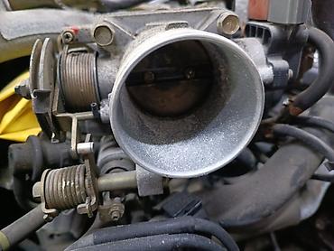дросселя: Дроссельная заслонка Nissan 1998 г., Б/у, Оригинал, Япония — 3