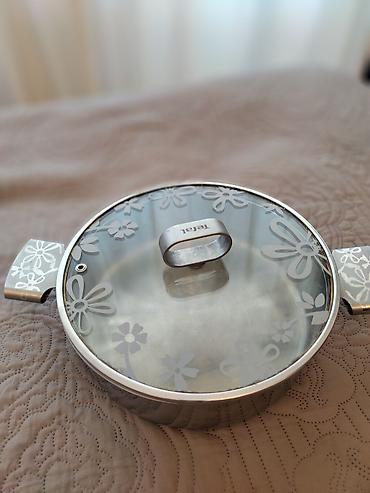 tefallar: Qazan, rəng - Gümüşü, Paslanmayan polad, 26 sm, Tefal — 1