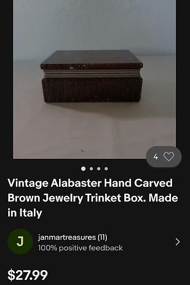 Ostali antikviteti: Satula od alabastera iz 60ih.god. Satula perfektno ocuvana,sve na — 3