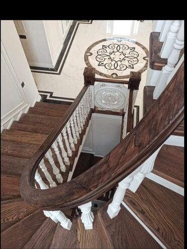 Sifarişlə digər mebel: Taxta pilləkənlərin,qapıların,stol-stulların,besetkalarln və s — 26