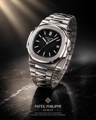 telofonlu saat: Yeni, Qol saatı, Patek Phillipe, rəng - Qara — 1