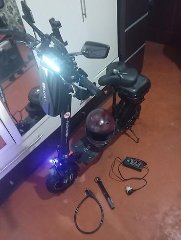 Elektrikli samokatlar: Elektrik skuter – güclü off-road təkərlər və oturacaqlı komplekt - — 2