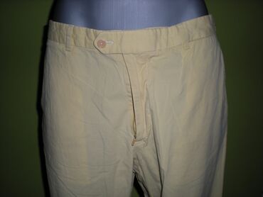 trikotažne pantalone: PANTALONE HARRY & SONS Lake letnje pantalone, pastelno žute boje