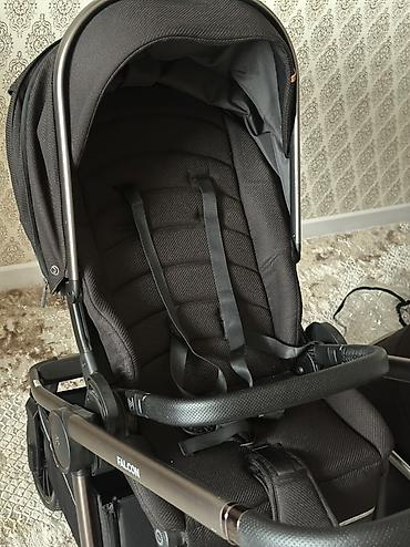 Коляски: Коляска, Другой бренд, цвет - Черный, Б/у, Самовывоз, Платная доставка — 20