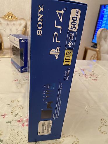 nintendo switch lite 100$: Sony PlayStation 4 (PS4) Slim oyun konsolu - Rəng: Jet Black - — 4