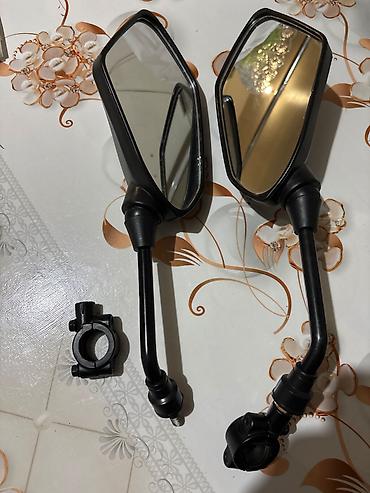 velosiped siqnalı: Motosklet, moped, skuterlər üçün güzgü. Demək olar ki, heç işlənməyib — 3