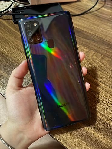 masaj sexs: Samsung Galaxy A21S, 64 GB, rəng - Mavi, Barmaq izi, Düyməli — 2