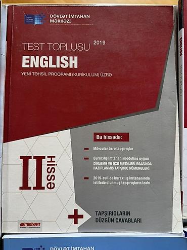 Testlər: Satılır: Dil öyrənənlər və abituriyentlər üçün dərs və test kitabları — 5