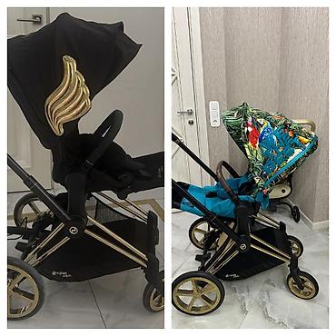 Uşaq arabaları: Sabişbaki Cybex 1100man satilir Kolyaska qenedli qara (qenedinin biri — 1