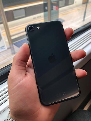 kaset satisi: IPhone SE 2020, 128 GB, Qara, Barmaq izi — 1