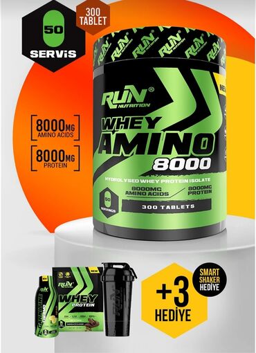 dynamic nutrition amino 8000: Amino 8000 300 tablet hediyyeli endirimde 45 azn en ucuz mehsullar