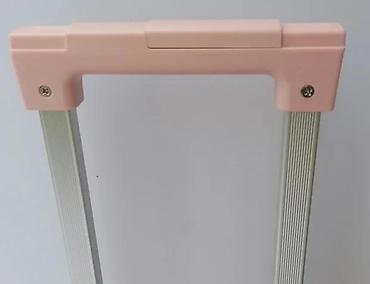 Putni koferi i torbe: Tvrdi kofer na točkiće – roze - Materijal: tvrda plastika (ABS/PC — 6