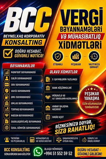 faize pul online: 📊 Vergi və Mühasibat Xidmətləri – BCC Konsalting Vergi və mühasibat — 1