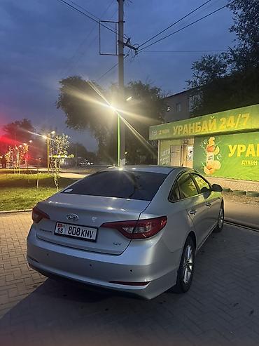 автокредит на бу авто бишкек: Hyundai Sonata: 2016 г., 2 л, Автомат, Бензин, Седан — 5