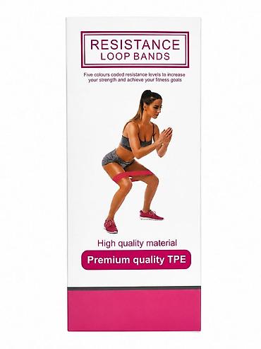 Резиновые петли для фитнеса Resistance Loop Bands - Набор эластичных at lalafo.kg Резиновые петли для фитнеса Resistance Loop Bands - Набор эластичных