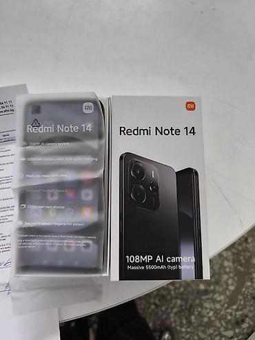 Другие мобильные телефоны: Смартфон Redmi Note 14 в голубом цвете — 4