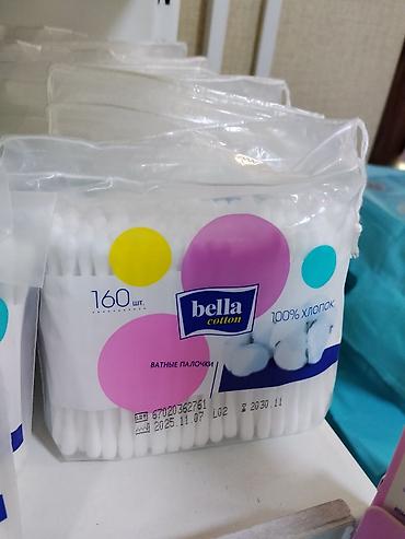 расчос ваты: Ватные палочки Bella Cotton - В упаковке: 160 шт. - Состав: 100% — 1