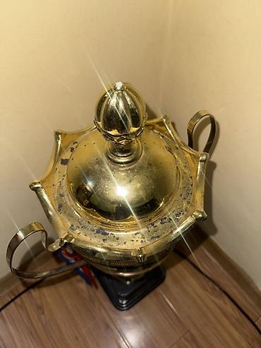 Декор жана интерьер: Большой декоративный кубок с крышкой и ручками - Материал — 4