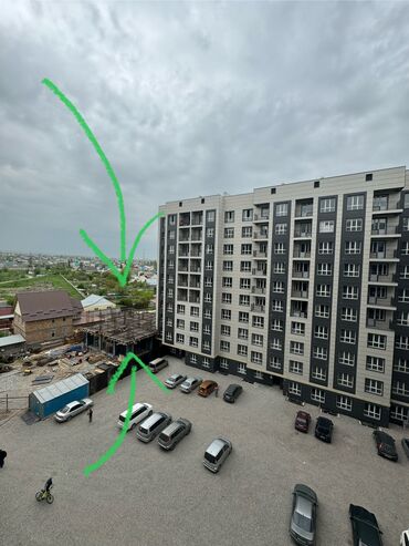 квартиры в г балыкчы: 1 комната, 46 м², Элитка, 6 этаж, ПСО (под самоотделку)