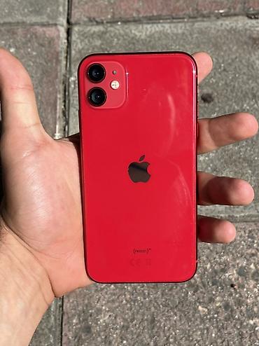 IPhone 11, 64 GB, Qırmızı, Simsiz şarj