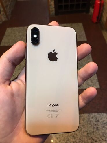 iphone xs ekran: IPhone Xs, 64 GB, Qızılı