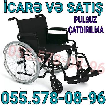 tibbi araba: İcarə və satış üçün əlil arabası - Mexaniki tip, möhkəm metallik — 1