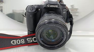 şəkil at da: Canon EOS 80D DSLR fotoaparat + Ustunde Qrip verilir EF-S 17-85mm — 2