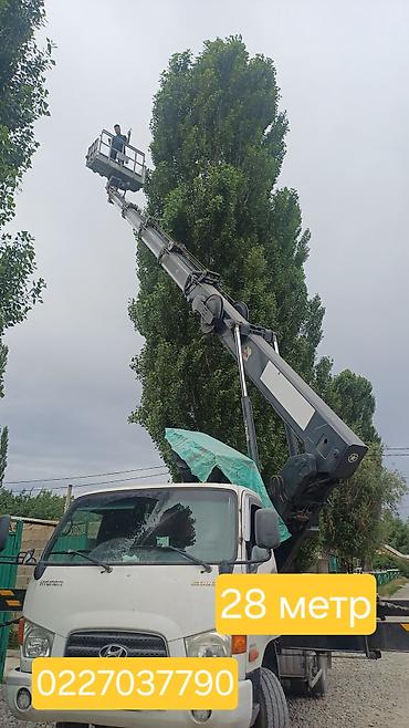 валка: Услуги автовышки 28 м - Автовышка на базе Hyundai, телескопическая — 3
