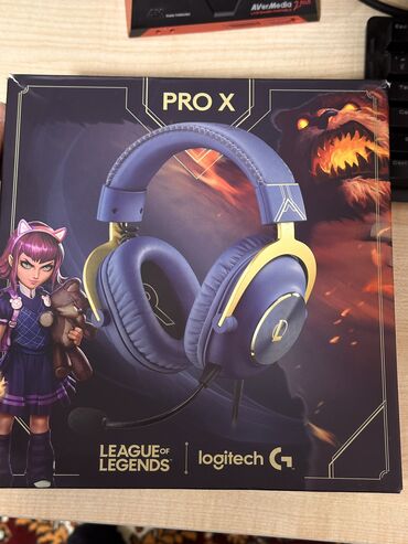Наушники: Полноразмерные, Logitech, Новый, Проводные, Геймерские