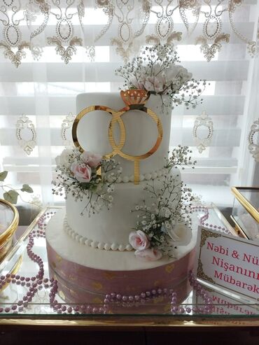 Dekorlar və bəzəklər: Kirayə xonçalar verilir.Nişanhə şirniyatlarıkonfetləri sifariş — 3