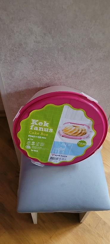kek qablari: Tort və şiriniyyat qabı, rəng - Çəhrayı, Türkiyə — 3