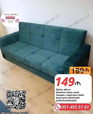 Divanlar: Divan-kravat, Yeni, Açılan, Bazalı, Parça, Ödənişli çatdırılma — 1